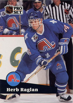 #470 Herb Raglan - 1991-92 Pro Set Hockey