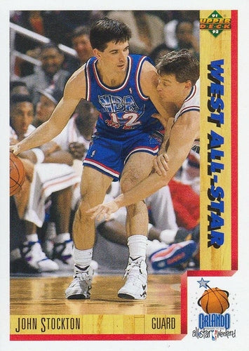 #470 John Stockton - Utah Jazz - 1991-92 Upper Deck Basketball