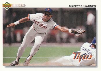 #470 Skeeter Barnes - Detroit Tigers - 1992 Upper Deck Baseball