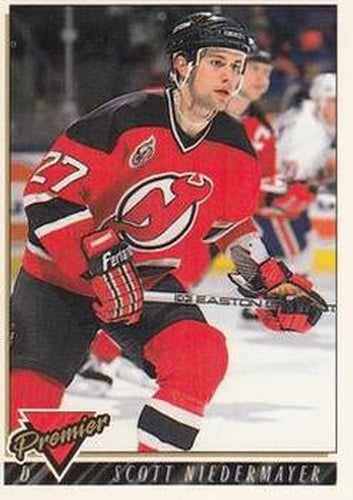 #470 Scott Niedermayer - New Jersey Devils - 1993-94 Topps Premier Hockey