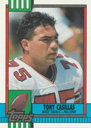#470 Tony Casillas - Atlanta Falcons - 1990 Topps Football