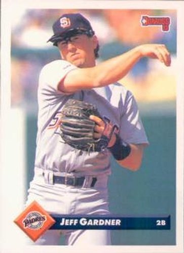 #470 Jeff Gardner - San Diego Padres - 1993 Donruss Baseball
