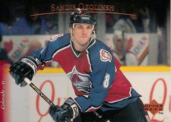 #470 Sandis Ozolinsh - Colorado Avalanche - 1995-96 Upper Deck Hockey