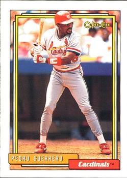 #470 Pedro Guerrero - St. Louis Cardinals - 1992 O-Pee-Chee Baseball