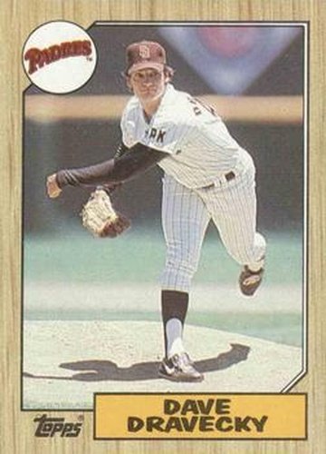 #470 Dave Dravecky - San Diego Padres - 1987 Topps Baseball