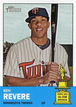 #470 Ben Revere - Minnesota Twins - 2012 Topps Heritage Baseball