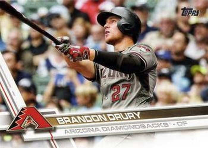 #470 Brandon Drury - Arizona Diamondbacks - 2017 Topps Baseball