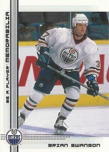 #470 Brian Swanson - Edmonton Oilers - 2000-01 Be a Player Memorabilia Hockey