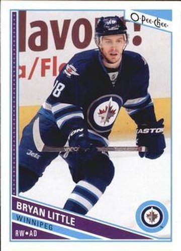 #470 Bryan Little - Winnipeg Jets - 2013-14 O-Pee-Chee Hockey