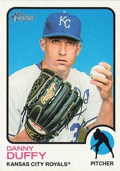 #470 Danny Duffy - Kansas City Royals - 2022 Topps Heritage Baseball