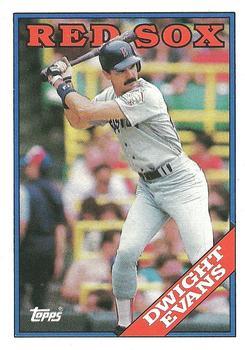 #470 Dwight Evans - Boston Red Sox - 1988 Topps Baseball