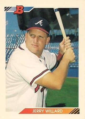 #470 Jerry Willard - Atlanta Braves - 1992 Bowman Baseball