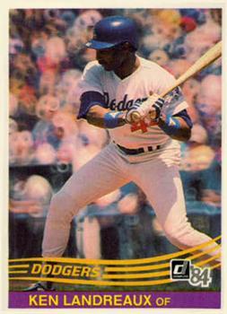 #470 Ken Landreaux - Los Angeles Dodgers - 1984 Donruss Baseball