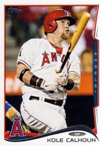 #470 Kole Calhoun - Los Angeles Angels - 2014 Topps Baseball