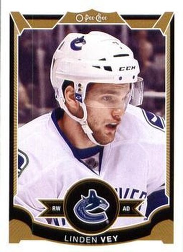 #470 Linden Vey - Vancouver Canucks - 2015-16 O-Pee-Chee Hockey
