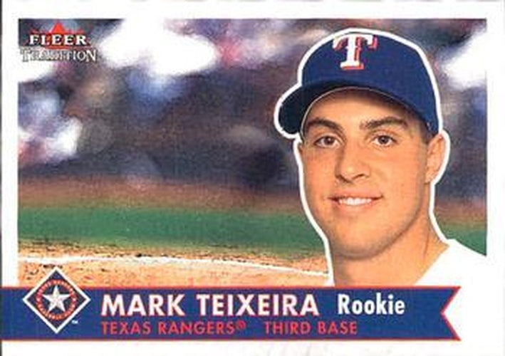 #470 Mark Teixeira - Texas Rangers - 2001 Fleer Tradition Baseball
