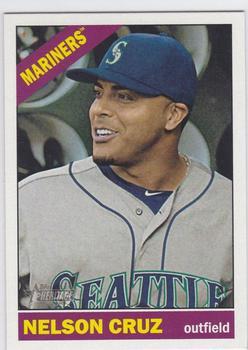 #470 Nelson Cruz - Seattle Mariners - 2015 Topps Heritage Baseball