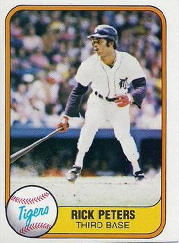 #470 Rick Peters - Detroit Tigers - 1981 Fleer Baseball