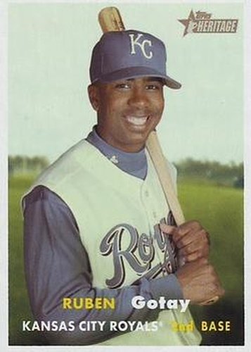 #470 Ruben Gotay - Kansas City Royals - 2006 Topps Heritage Baseball