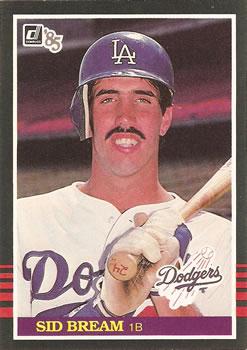 #470 Sid Bream - Los Angeles Dodgers - 1985 Donruss Baseball