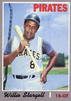 #470 Willie Stargell - Pittsburgh Pirates - 1970 Topps Baseball