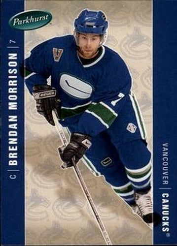 #470 Brendan Morrison - Vancouver Canucks - 2005-06 Parkhurst Hockey