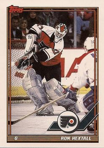 #470 Ron Hextall - Philadelphia Flyers - 1991-92 Topps Hockey