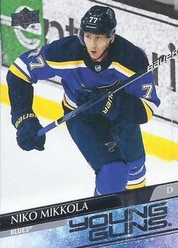 #470 Niko Mikkola - St. Louis Blues - 2020-21 Upper Deck Hockey