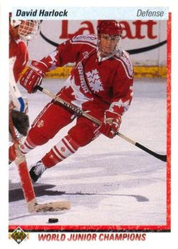 #470 David Harlock - Canada - 1990-91 Upper Deck Hockey