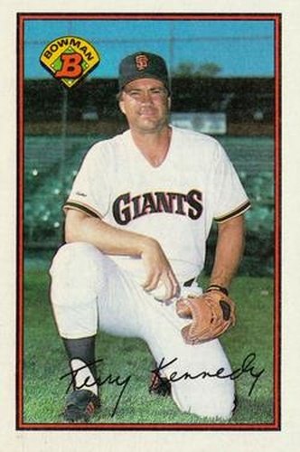 #470 Terry Kennedy - San Francisco Giants - 1989 Bowman Baseball