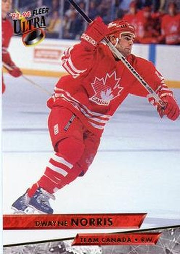 #470 Dwayne Norris - Canada - 1993-94 Ultra Hockey