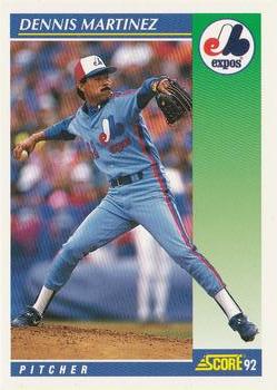 #470 Dennis Martinez - Montreal Expos - 1992 Score Baseball