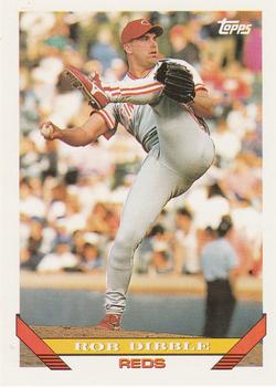 #470 Rob Dibble - Cincinnati Reds - 1993 Topps Baseball