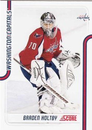 #470 Braden Holtby - Washington Capitals - 2011-12 Score Hockey