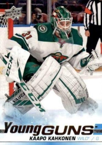 #470 Kaapo Kahkonen - Minnesota Wild - 2019-20 Upper Deck Hockey