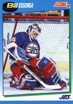 #471 Bob Essensa - Winnipeg Jets - 1991-92 Score Canadian Hockey
