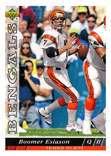 #471 Boomer Esiason - New York Jets - 1993 Upper Deck Football