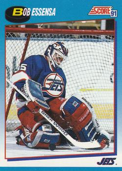 #471 Bob Essensa - Winnipeg Jets - 1991-92 Score Canadian Bilingual Hockey