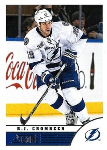 #471 B.J. Crombeen - Tampa Bay Lightning - 2013-14 Score Hockey