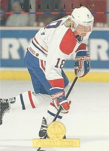 #471 Valeri Bure - Montreal Canadiens - 1994-95 Leaf Hockey