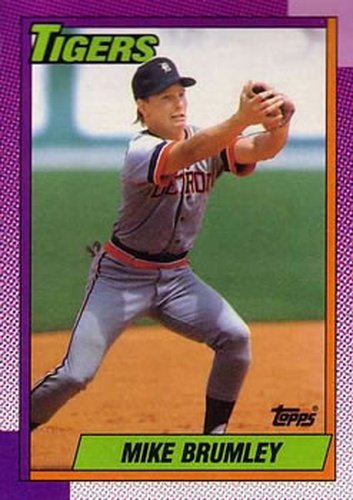 #471 Mike Brumley - Detroit Tigers - 1990 Topps Baseball