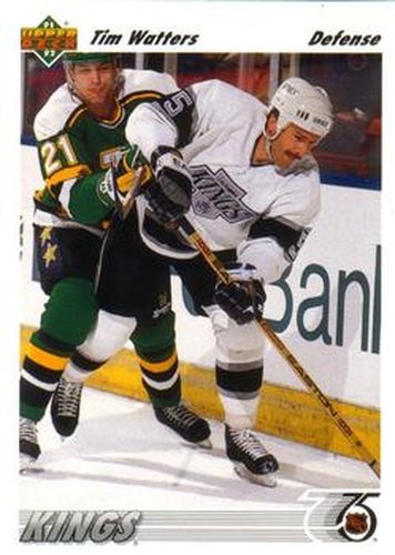 #471 Tim Watters - Los Angeles Kings - 1991-92 Upper Deck Hockey