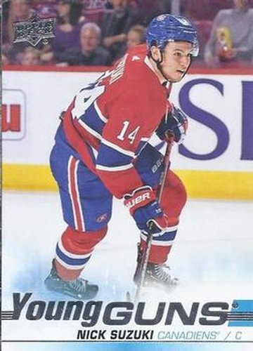 #471 Nick Suzuki - Montreal Canadiens - 2019-20 Upper Deck Hockey