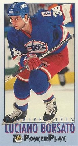 #471 Luciano Borsato - Winnipeg Jets - 1993-94 Fleer PowerPlay Hockey