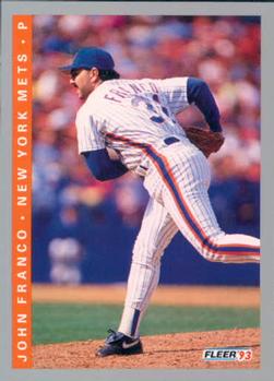 #471 John Franco - New York Mets - 1993 Fleer Baseball