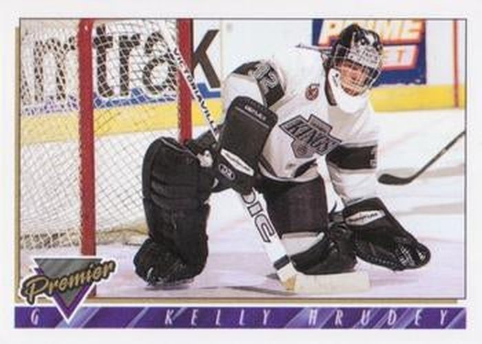 #471 Kelly Hrudey - Los Angeles Kings - 1993-94 Topps Premier Hockey