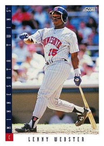 #471 Lenny Webster - Minnesota Twins - 1993 Score Baseball