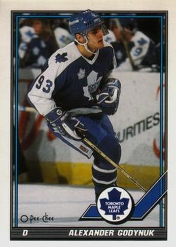 #471 Alexander Godynyuk - Toronto Maple Leafs - 1991-92 O-Pee-Chee Hockey