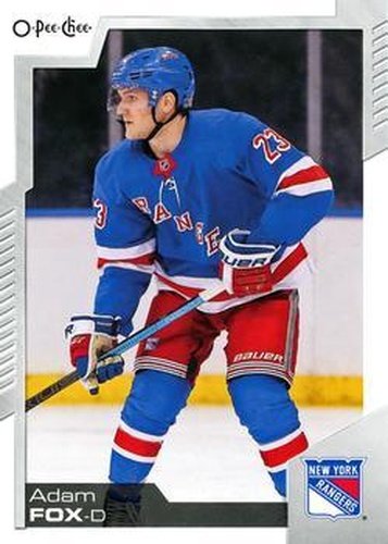 #471 Adam Fox - New York Rangers - 2020-21 O-Pee-Chee Hockey
