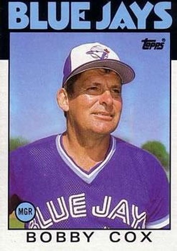 #471 Bobby Cox - Toronto Blue Jays - 1986 Topps Baseball